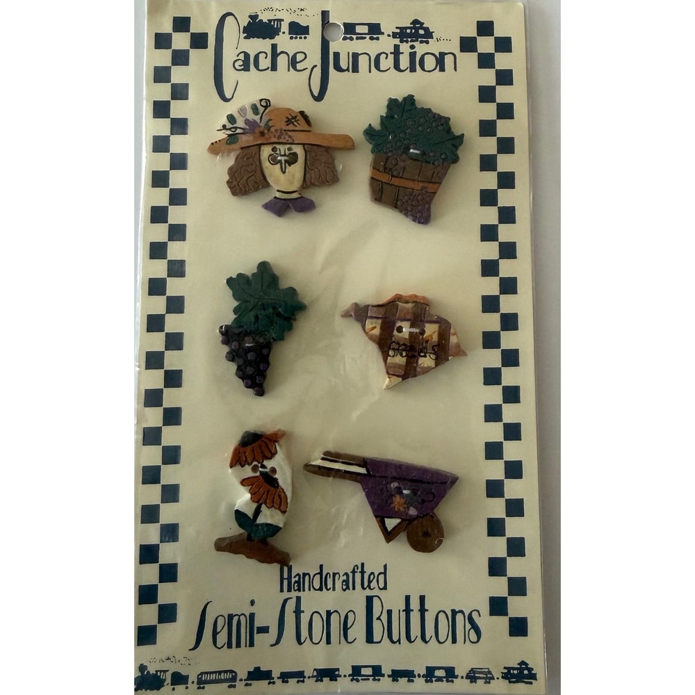 Cache Junction Handcrafted SemiStone Button Inspired Diana Call Collectible N711